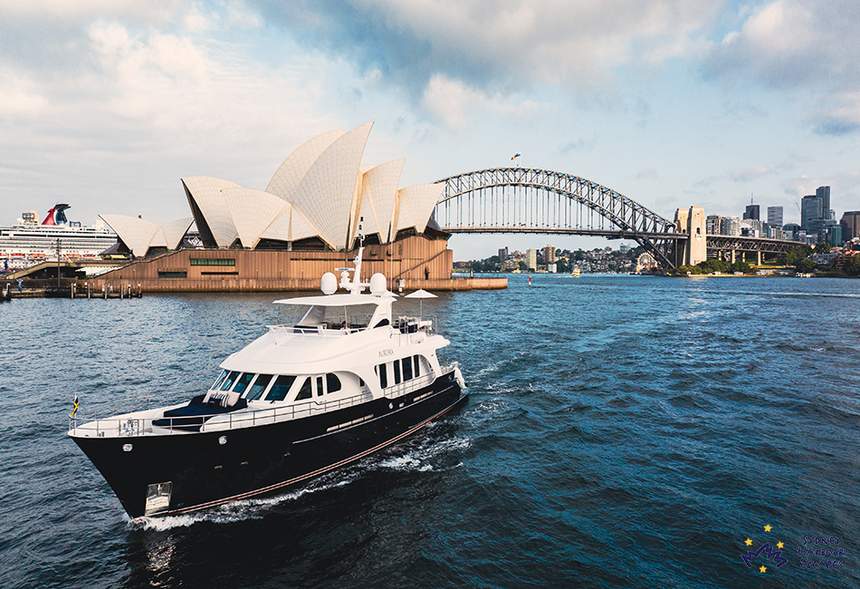 Aurora Anchored in Sydney